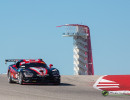 Cindi during a test session, with the landmark COTA observation tower in the background. (Photo: Jeff Boerio)
