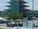 The Dodge flag was flying high over the Lux Performance transporter, and the paddock in general. (Photo: Jeff Boerio)