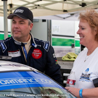 Cindi and Steve Streimer take a look at telemetry from the Lux Performance prepared Porsche GT3 Cup racer.
