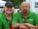 Cindi and Fred have fun running the Lux Performance program.  (Photo: John Thawley)