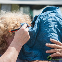 Cindi and Fred try to hide from the camera.  (Photo: Jeff Boerio)