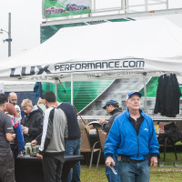 Lots of people stopped by to see Fred's Vipers and toys.  And swag.  (Photo: Jeff Boerio)