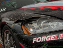 Last-lap battle scars.  (Photo: Jeff Boerio)
