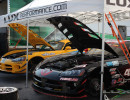 The Lux Performance Vipers welcome fans during the Caffeine & Cars promotion. (Photo: John Thawley)