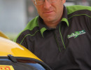 Car Chief Matt Fitzgerald is always prepared at the track. (Photo: John Thawley)