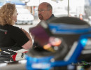 Cindi and Fred strategize.  (Photo: Jeff Boerio)