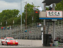 Steve takes the checkered flag and wins at the Rose Cup.  (Photo: Jeff Boerio)