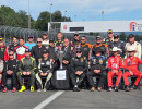 Pre-race photograph of all the drivers in the 2026 Rose Cup Races.