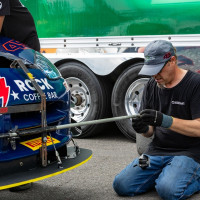 Getting the alignment perfect. 