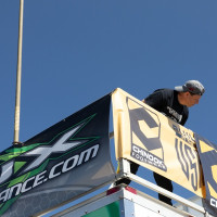 Sometimes the team photographer winds up in front of the camera. 