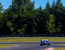 Racing in the city park.