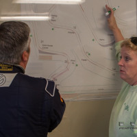 Besides racing, Cindi also coached Steve Streimer in a Lux Performance-prepared, Streimer Motorsports Porsche 997 CT3 Cup car (Photo: Jeff Boerio)