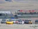 Cindi racing down the 3500' front straight at Miller Motorsports Park (Photo: Jeff Boerio)