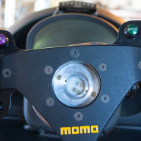 MOMO Steering wheel close-up