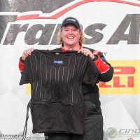 Cindi won the CoolShirt Cool Move of the Race at VIR.  (Photo: Chris Clark)