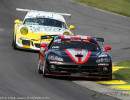 Cindi battled closely with the Porsche for much of the race at VIR.  (Photo: Chris Clark)