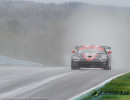 Rain came during qualifying, forcing Cindi to pit for rain tires.  (Photo: Chris Clark)