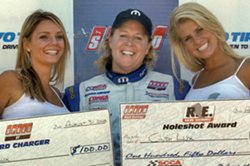 Cindi was awarded both the Holeshot Award and the Hard Charger Award. (Photo: Jeff Boerio)