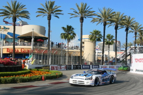 Cindi races at Long Beach Grand Prix. (Photo: Jeff Boerio)
