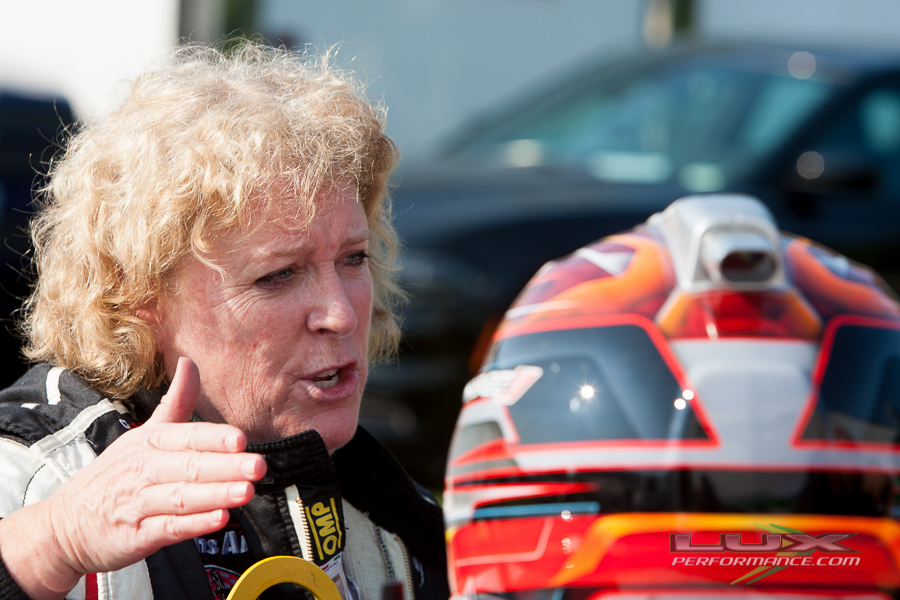Cindi is all business when it comes to racing. (Photo: Jeff Boerio)
